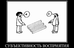 Каждый человек воспринимает реальность субъективно