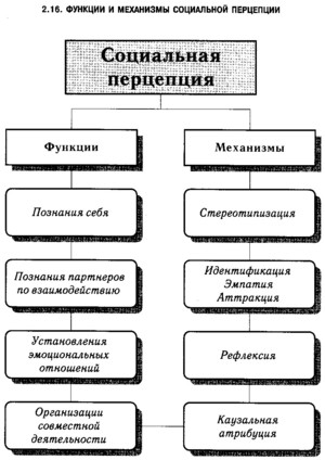 Механизм социально перцепции